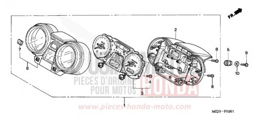 METER (CB1300S/SA) CB1300SA5 de 2005